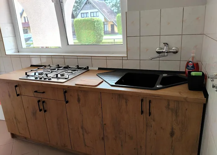 Деревянный коттедж Letniskowe Kormoran Конты Рыбацке