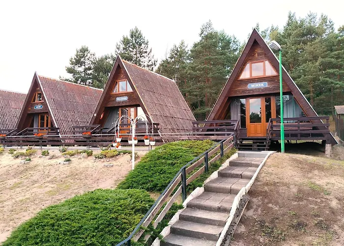 Letniskowe Kormoran Деревянный коттедж Конты Рыбацке